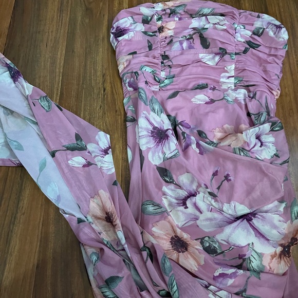 Flowers from You Mesh Maxi Dress (Fashion Nova) - Picture 2 of 6